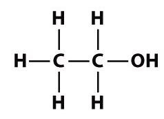 Example ethanol molecule